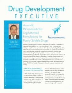 drug development executive cover